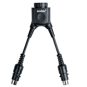 Godox DB-02 Cable Tipo Y - Adaptador 2 a 1 para Baterías PROPAC PB960 y Speedlite AD360, AD180