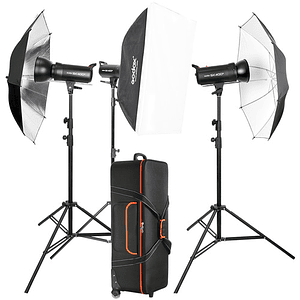 Godox SK400II 3-Light Studio Flash Kit (3 Cabezales)