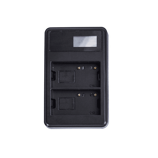 Iluminus Cargador USB Doble para LP-E10 - Image 1