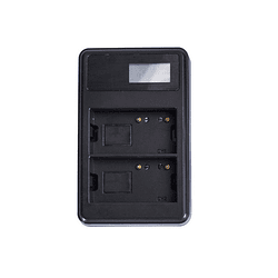 Iluminus Cargador USB Doble para LP-E6N