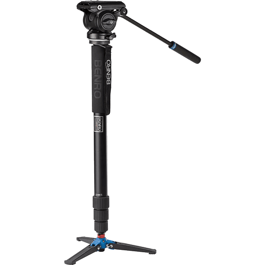 Benro A48FDS4PRO Monopie de Aluminio con Patas para Video con Cabezal S4PRO (4kg) - Image 1