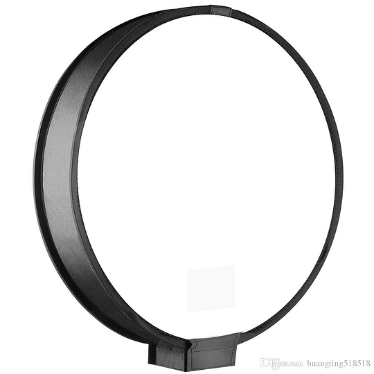 Powerwin PW-K190 Softbox Circular Blanco y Negro de 30cm  - Image 2
