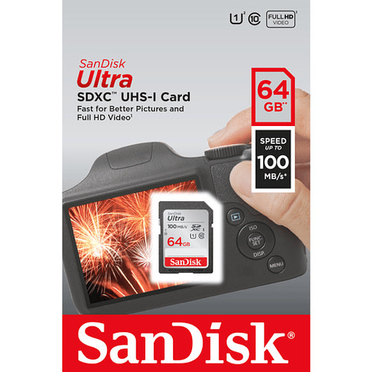SanDisk 64GB Ultra SDXC UHS-I (Class 10) / SDSDUNR-064G-GN3IN - Image 4