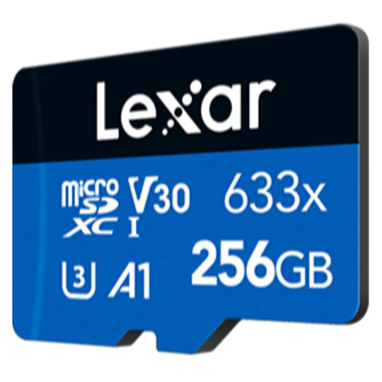 Lexar 256GB High-Performance 633x UHS-I microSDXC Tarjeta de Memoria con Adaptador SD / LX10003 - Image 1