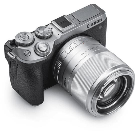 Viltrox AF 56mm f/1.4 M Lente para Canon EF-M (Silver) - Image 6