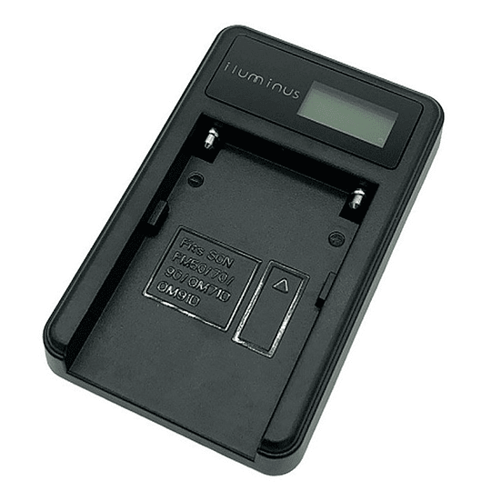 Iluminus IL-CS-NP-F550 Cargador Simple para Baterías F550-F960-F970-F990 - Image 1