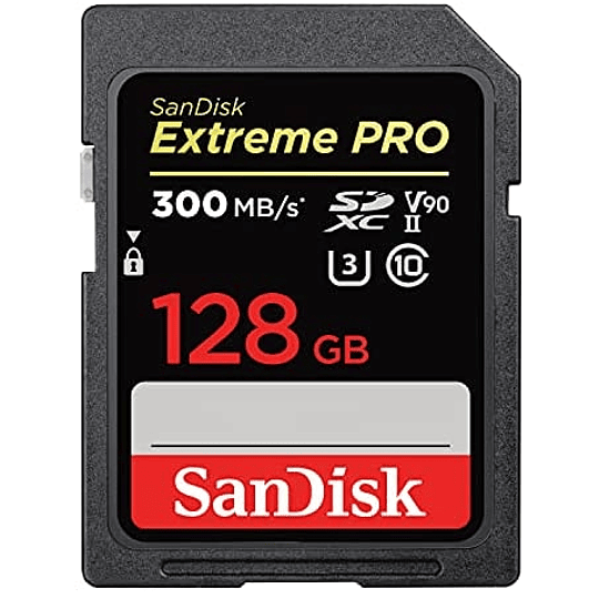 SANDISK EXTREME PRO SDSDXDK-128G-GN4IN 128 GB SDXC UHS-II 300 MB/S VELOCIDAD - Image 2