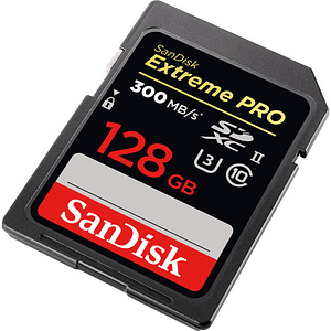 SANDISK EXTREME PRO SDSDXDK-128G-GN4IN 128 GB SDXC UHS-II 300 MB/S VELOCIDAD