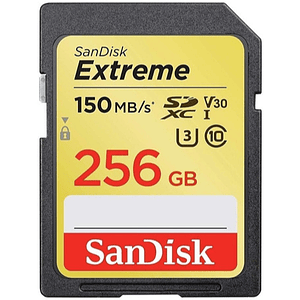 SANDISK EXTREME SDSDXV5-256G-GNCIN 256 GB SDXC UHS-I 150 MB/S VELOCIDAD