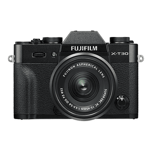 Fujifilm X-T30 II Kit Cámara Mirrorless con Lente XC 15-45mm f/3.5-5.6 OIS PZ (Black) CD80221