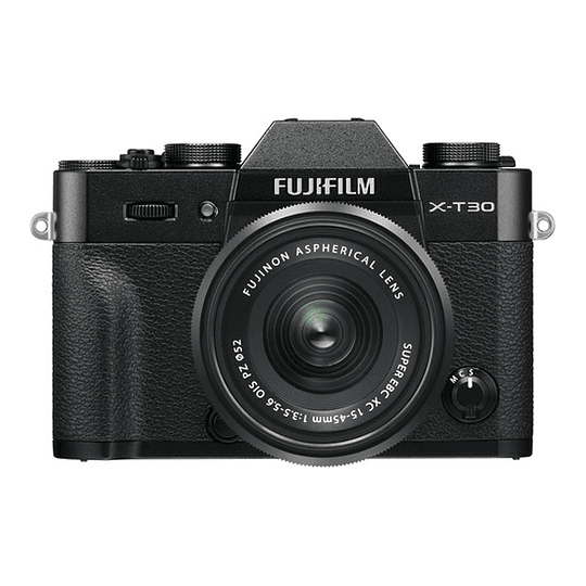Fujifilm X-T30 II Kit Cámara Mirrorless con Lente XC 15-45mm f/3.5-5.6 OIS PZ (Black) CD80221 - Image 1