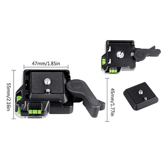 Powerwin PW-R029 Quick release plate, placa y base QR40. - Image 4