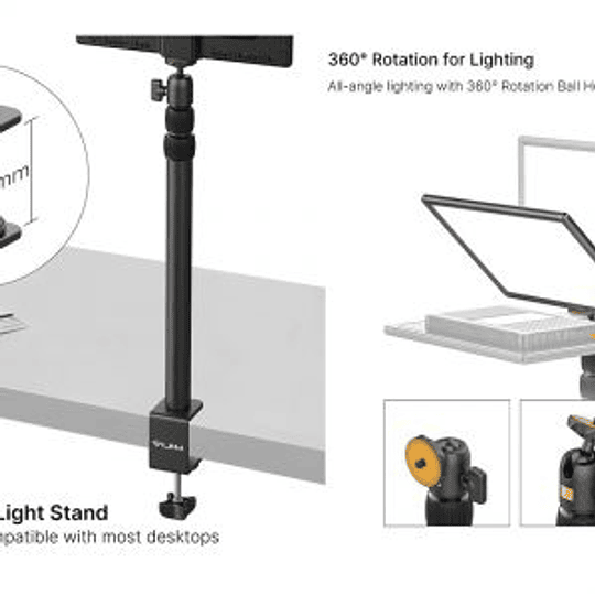 VIJIM LS01 Soporte de Escritorios con cabezal extensible hasta 96cm. - Image 3