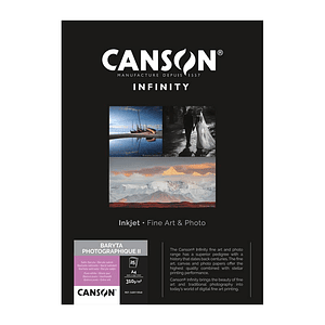 Canson C400110548 Baryta photografique II 310 gr satinado A4 25 hojas.