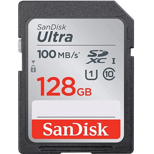 SANDISK ULTRA DE 128GB SDSDUNR-128G-GN3IN VELOCIDAD 100MB/S