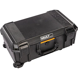 Pelican V525 Serie VAULT, con 2 ruedas, con foam negra.