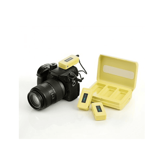 Boya BY-XM6-K2Y Micrófono Inalámbrico Doble Compacto De 2.4GHz COLOR YELLOW - Image 3