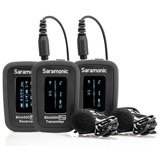 Saramonic BLINK500PROXB2 Sistema de micrófonos inalámbrico profesional doble. - Image 1