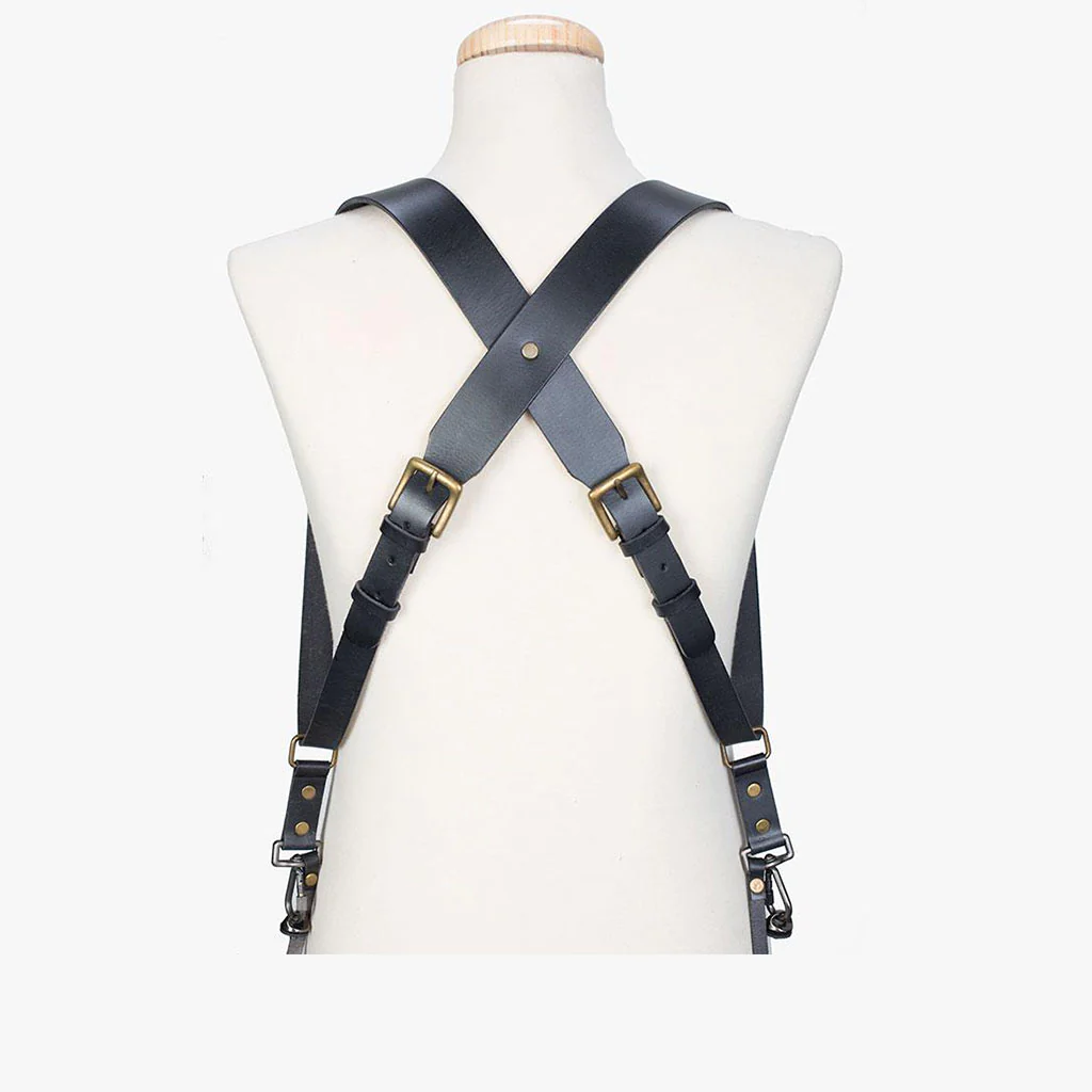 BRONKEY BKY-BER-701-L ARNES BERLIN DOBLE DE CUERO NEGRO PARA