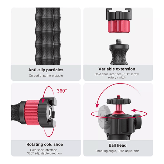 Ulanzi MT-52 Trípode articulado con brazos para accesorios. - Image 3