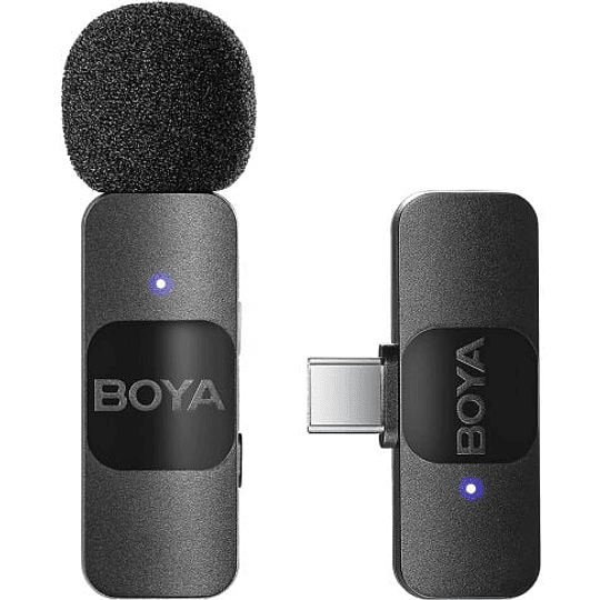 BOYA BY-V10 MICROFONO INALAMBRICO ULTRA COMPACTO 2.4 GHZ CON