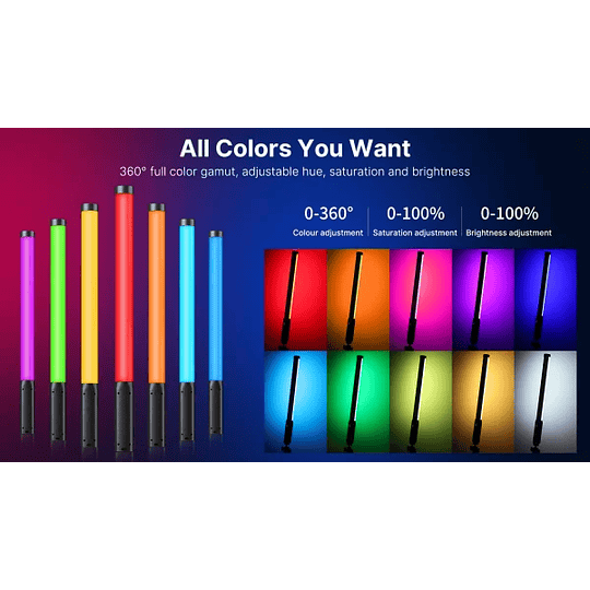 Ulanzi VL119 RGB Espada led multicolor , múltiples efectos. - Image 3