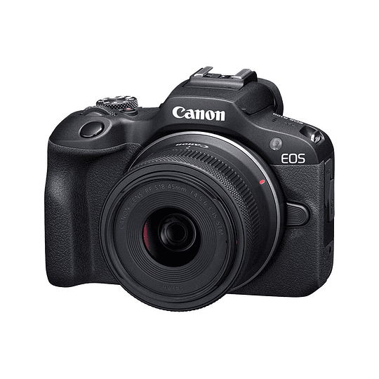 Canon EOS R100 Cámara Kit 18-45 F4.5-6.3 IS STM - Image 1