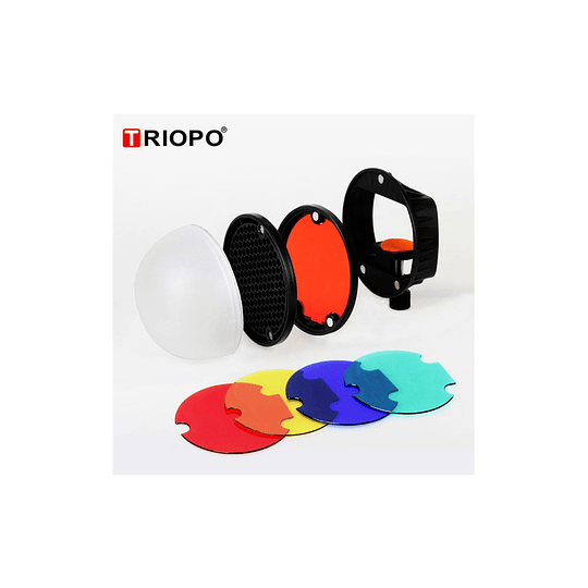 Triopo TR-08 set de accesorios para flash speedlight universal. - Image 1
