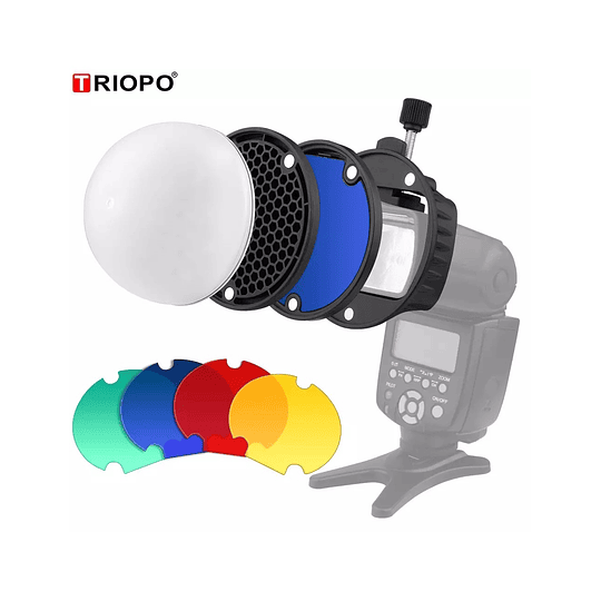 Triopo TR-08 set de accesorios para flash speedlight universal. - Image 4
