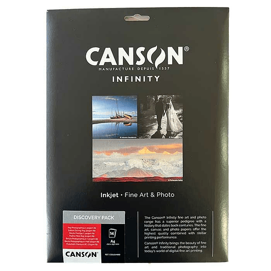 Canson C33626H00 Discovery pack fine art photo 14 hojas. - Image 1