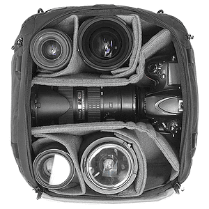 Peak Desing Bolso cámaras case para mochilas (BCC-M-BK-1).