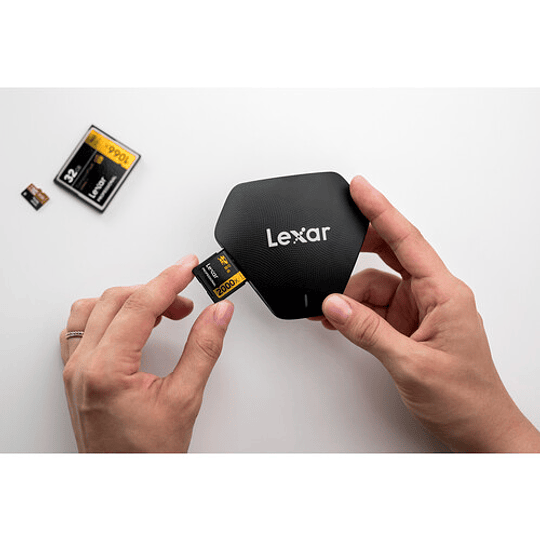 Lexar Lector 3 en 1 Multi tarjeta profesional USB 3.0 / LRW500URB - Image 4