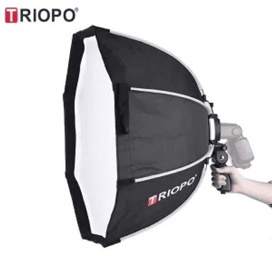 Triopo KS2-55 Softbox Octogonal Para Speedlight Con Empuñadura 55cm - Image 2