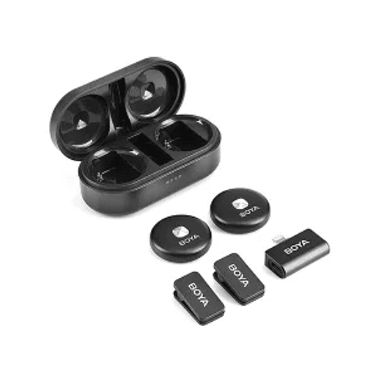 Boya Omic-D kit de micrófono doble inalámbrico conector Lightning (iPhone) - Image 6
