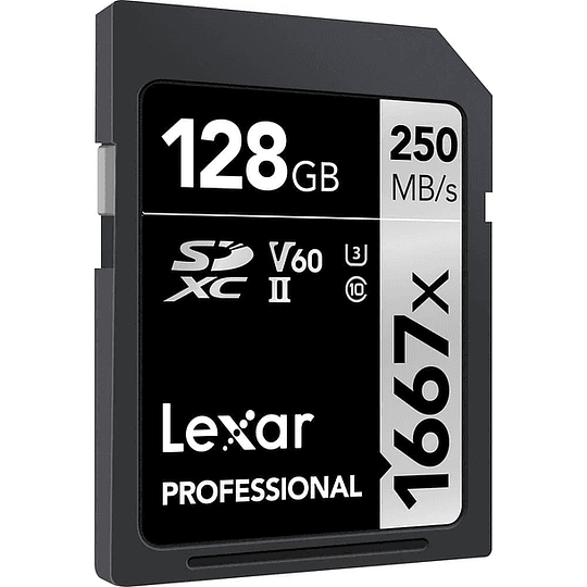 Lexar 128GB SILVER PRO SDXC UHS-II Tarjeta de Memoria - Image 2