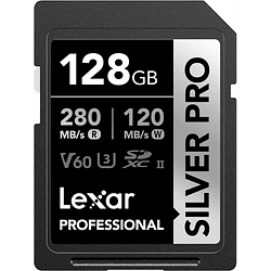 Lexar 128GB SILVER PRO SDXC UHS-II Tarjeta de Memoria