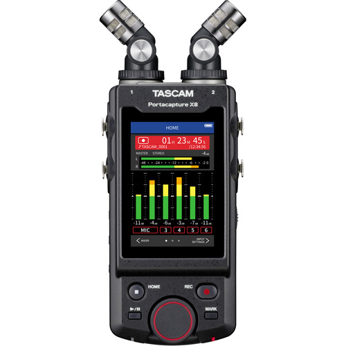 TASCAM Portacapture X8 Grabadora de Campo Multipista de 8 Ca