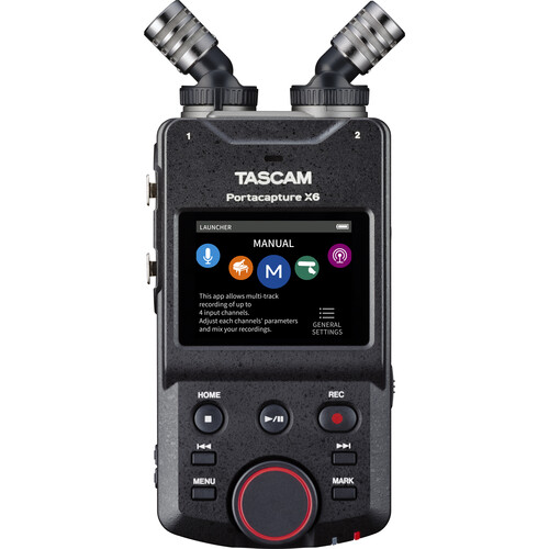 TASCAM PortaCapture X6 Grabadora de Campo Multipista de 6 Ca
