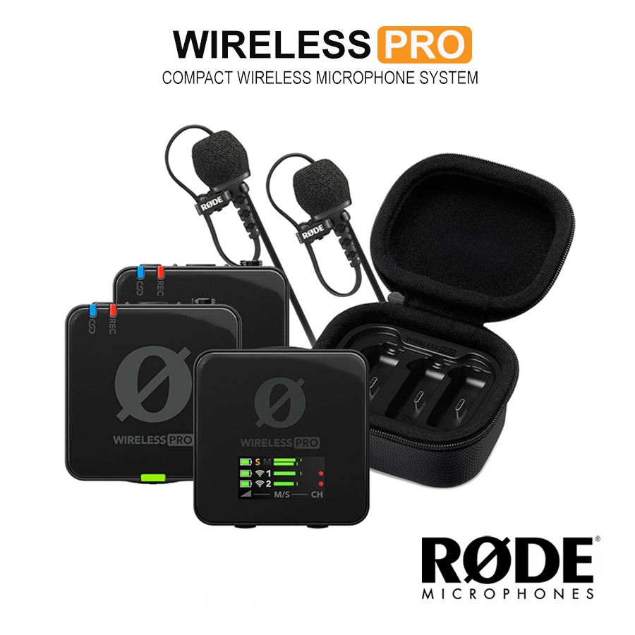 RODE Wireless PRO Sistema de Micrófono Inalámbrico Digital C