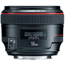 Canon EF 50mm f/1.2L USM Lente para DSLR / 1257B003