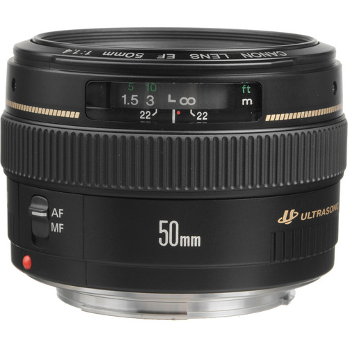 Canon 50mm f1.4 EFマウント Canon EF 50mm f/1.4 USM Lente para DSLR / 2515A004