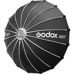 Godox S85T Softbox Parabolico tipo Sombrilla de Armado Rápido (85cm)