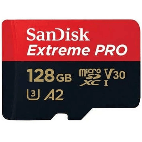 Sandisk Extreme Pro de 128GB A2 MicroSD / SDSQXCD-128G-GN6MA - Image 1
