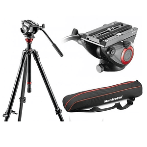 Manfrotto Kit de Vídeo Profesional 755XBK + Cabezal MVH500AH + Bolso.