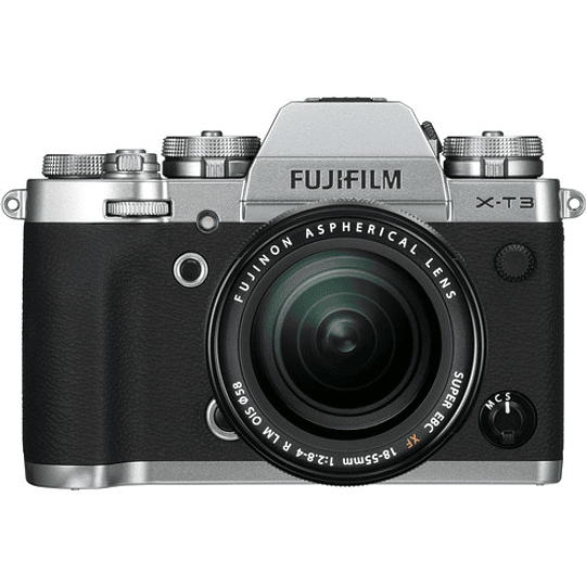 Fujifilm X-T3 Kit Cámara Mirrorless con Lente XF 18-55mm f/2.8-4 R LM OIS (Silver) - Image 1