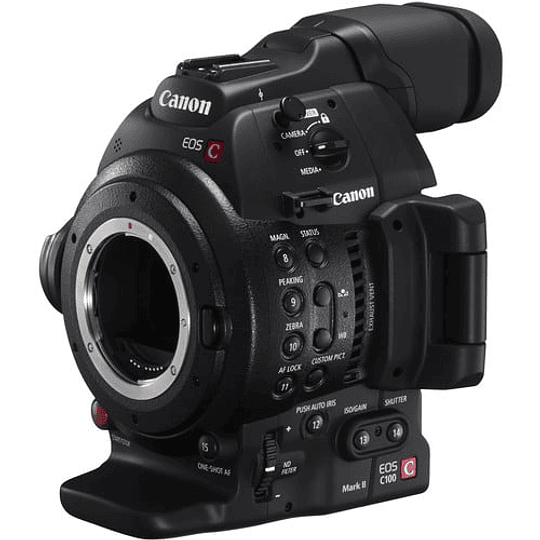Canon EOS C100 Mark II Cinema Cámara EOS con Dual Pixel CMOS AF (solo cuerpo) - Image 5