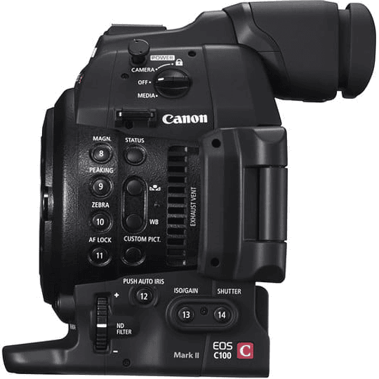 Canon EOS C100 Mark II Cinema Cámara EOS con Dual Pixel CMOS AF (solo cuerpo) - Image 6