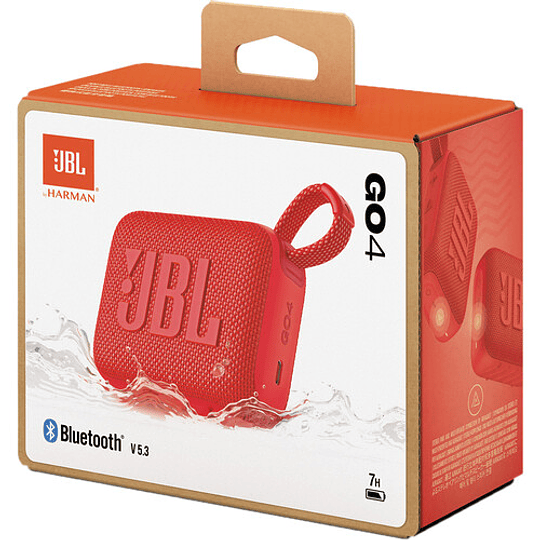 JBL Go 4 Portable Bluetooth Speaker (Red) / MM906JBL74 - Image 9