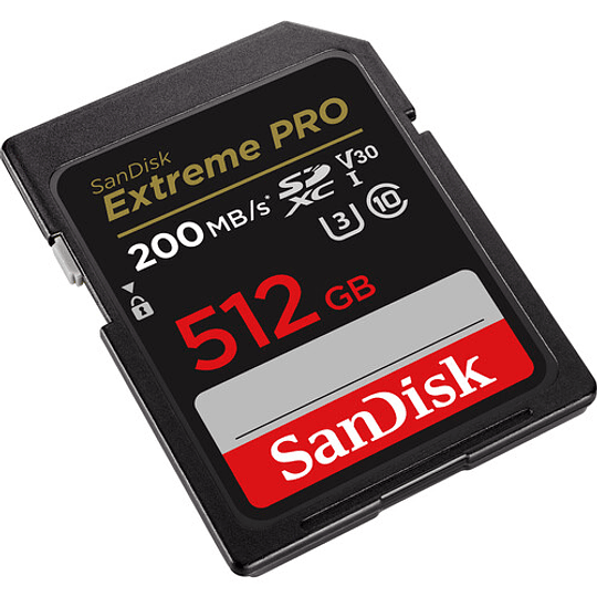 SanDisk 512GB Extreme PRO UHS-I SDXC Tarjeta de Memoria SD / SDSDXXD-512G - Image 2
