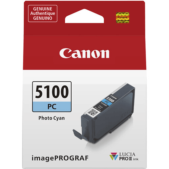 Canon PFI-5100 PC Photo Cyan LUCIA PRO II Tinta (14.4mL) - Image 3